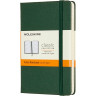 Блокнот MOLESKINE Classic Pocket, линейка, зелёный MM710K15