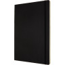Блокнот MOLESKINE Classic Soft A4, в линейку, чёрный QP641