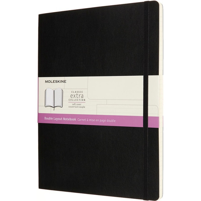 Блокнот MOLESKINE CLASSIC SOFT DOUBLE XLARGE (черный) NB413SBK