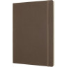 Блокнот MOLESKINE Classic Soft Large, линейка, коричневый QP616P14