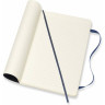 Записная книжка MOLESKINE Classic Soft Large, линейка, синий сапфир QP616B20