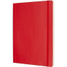 Блокнот MOLESKINE Classic Soft Large, нелинованный, красный QP618F2