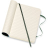 Блокнот MOLESKINE CLASSIC SOFT POCKET, линейка, зеленый QP611K15