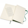 Блокнот MOLESKINE Classic Soft XLarge, клетка, зелёный QP622K15