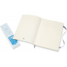 Блокнот MOLESKINE CLASSIC SOFT XLARGE, линейка, синий сапфир QP621B20